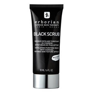 ERBORIAN Black Scrub Masque exfoliant purifiant au charbon