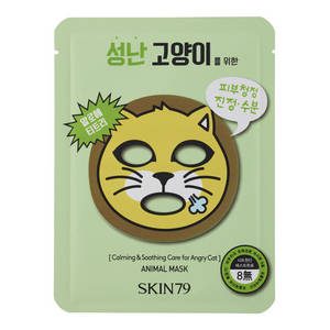 SKIN79 Angry Cat Animal Mask Masque Tissu Visage Douceur