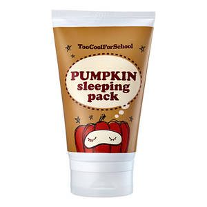 TOO COOL FOR SCHOOL Pumpkin Sleeping Pack Masque de Nuit Visage