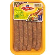 Saucisses de volaille aux herbes