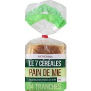 Pain de mie aux 7 céréales