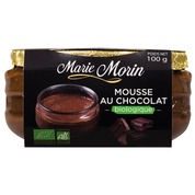 Mousse au chocolat noir, issue de l’agriculture biologique