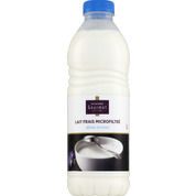 Lait frais et demi-écrémé, microfiltré
