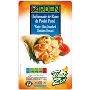 Chiffonnade de blanc de poulet fumé