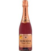 Vin mousseux doux, rosé