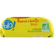 Beurre de baratte doux, certifié AB