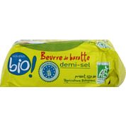 Beurre demi-sel, certifié AB