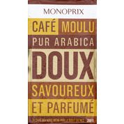 Café moulu pur arabica, doux, savoureux et parfumé