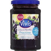 Confiture de myrtilles sauvages