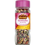 Vermicelles arc-en-ciel de confiserie