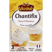 Préparation pour fixer la chantilly