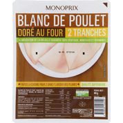 Blanc de poulet doré au four