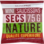 Mini saucissons secs nature