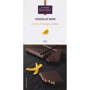 Chocolat noir aux écorces d’oranges