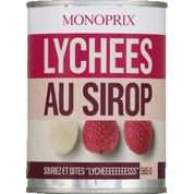 Litchis au sirop léger