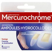 Pansements ampoules hydrocolloïdes, hypoallergénique