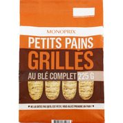 Petits Pains grillés au blé complet