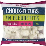 Chou-fleurs en fleurettes