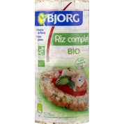 Galettes riz complet bio