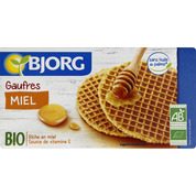 Gaufres au miel, certifié AB