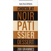 Chocolat noir pâtissier dessert