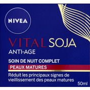 Anti-âge complet, vital, soin de nuit, soja , peaux matures