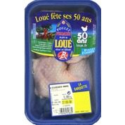 Cuisse de poulet fermier blanc