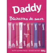 Sucre en poudre, distributeur de buchettes