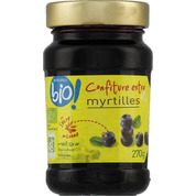 Confiture de myrtilles au sucre de canne