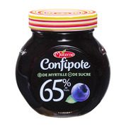 Confiture de myrtille, allégée en sucre