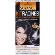 Kit racines pour les nuances noir, coloration permanente, s’adapte à toutes les colorations, en seulement 10min.