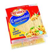 Emmental râpé fondant, 28% de matière grasse sur produit fini-mon