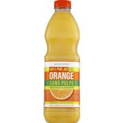 Pur jus d’orange sans sucres ajoutés