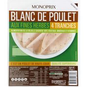 Blanc de poulet supérieur aux fines herbes