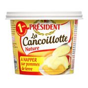 La Cancoillotte, à napper sur pommes de terre, spécialité fromagère nature-mon