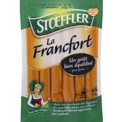 Saucisses de Francfort, pur porc