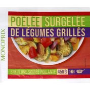Poêlée de légumes grillés, surgelés