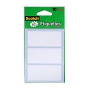 Lot d’étiquettes blanches