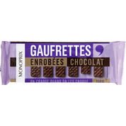 Gaufrettes enrobées de chocolat fin