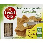 Tartines Craquantes au sarrasin, certifié AB