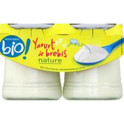 Yaourts de brebis natures, certifié AB