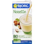 Délice noisette, boisson biologique stérilisée UHT