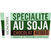 Spécialité au soja, au chocolat