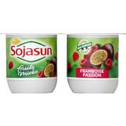 Spécialité soja à la framboise et passion, 100% végétal