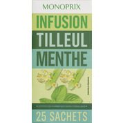 Infusion tilleul menthe