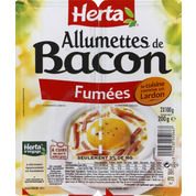Allumettes de bacon fumées