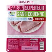Jambon supérieur, découenné et dégraissé, réduit en sel