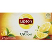 Thé noir au citron, avec des écorces de citron