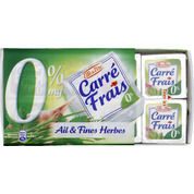 Carré frais, fromage frais à l’ail et fines herbes