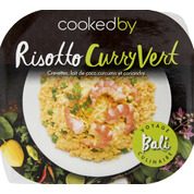 Risotto curry vert